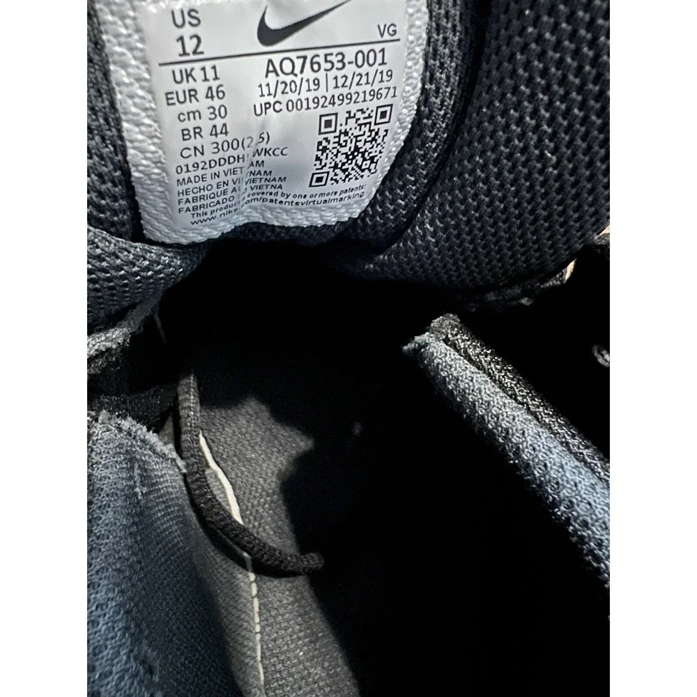 Nike Alpha FastFlex AQ7653-001‎ Men's Football Cleats Size 12 UK 11 EUR 46 Black